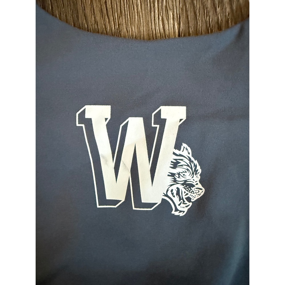Darc Sport SHE Soto Energy Bra Dark Blue Wolves Graphic Sports Bra Large 45/500 - Picture 6 of 8